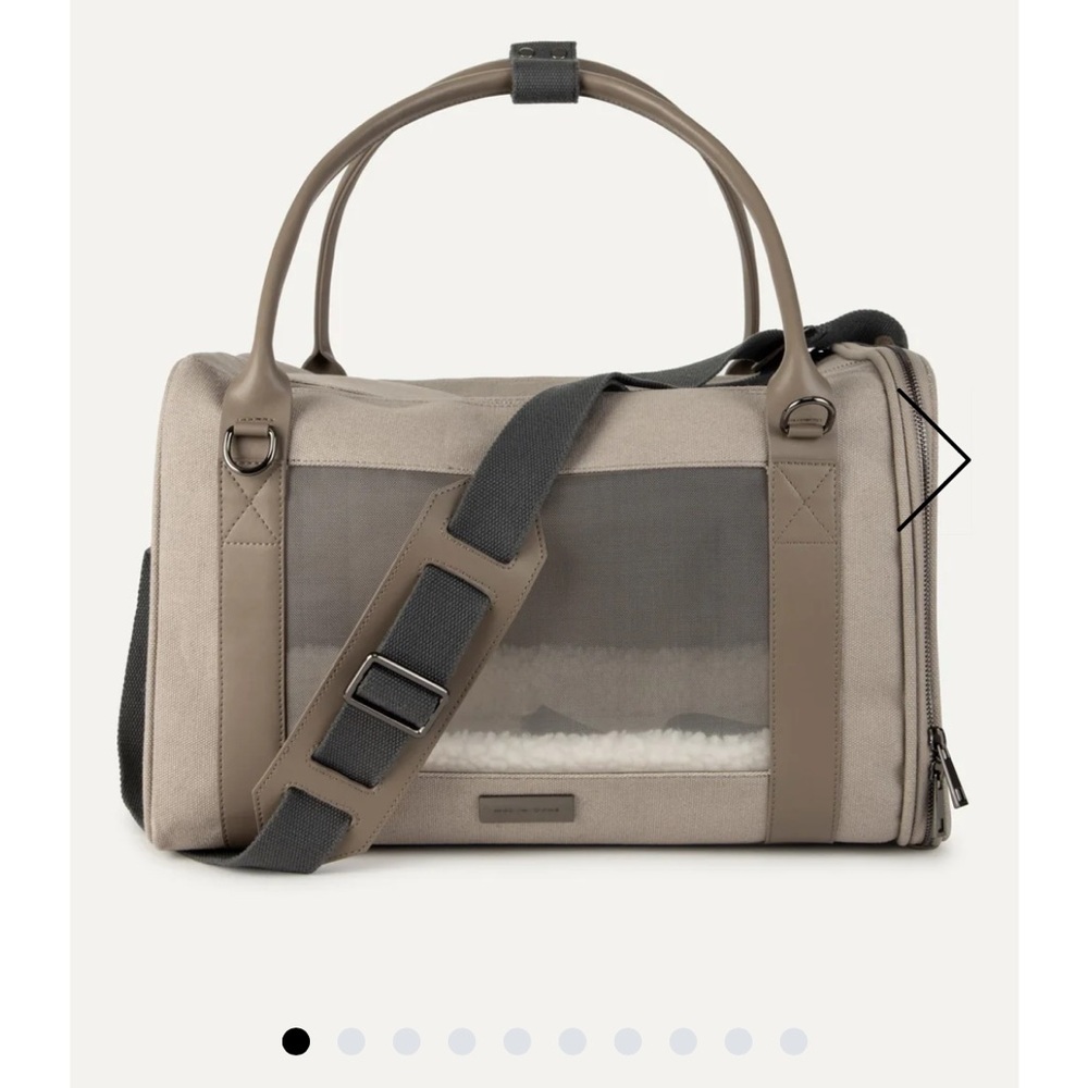 Stylish Tan Dog Carrier
